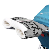 Baby Stroller Pram Winter Thicken Warm Golves Stroller Buggy Pram Hand Warm Covers Hand Muff with Pocket Stroller Accessories