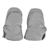 alloet Waterproof Nylon Baby Stroller Buggy Pram Winter Warm Fleece Gloves Handle Windproof Pushchair Cart Hand Muff Glove